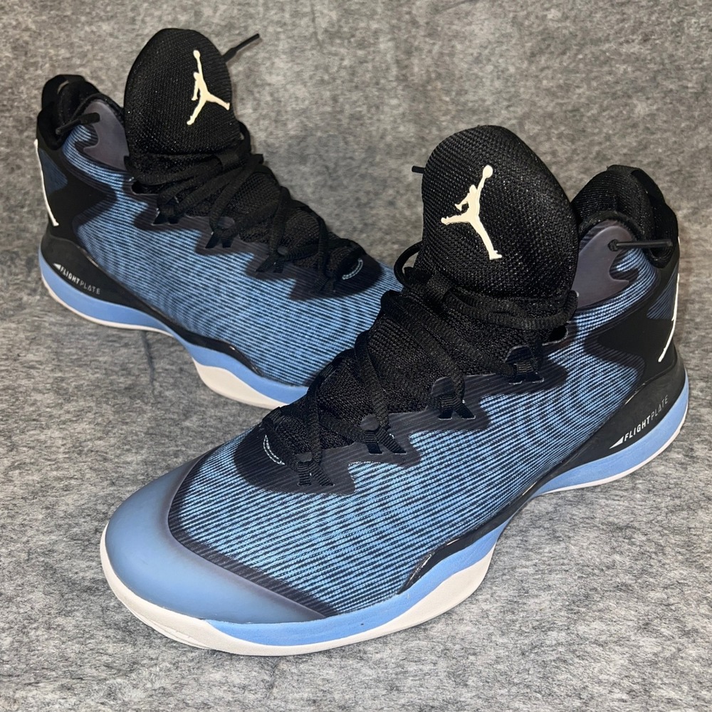 Jordan Super Fly 3 Basketball Shoes Blue Legend and Black 684933-407 Mens 10.5